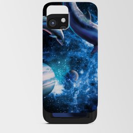 Galaxy Dolphin - Dolphins In Space iPhone Card Case