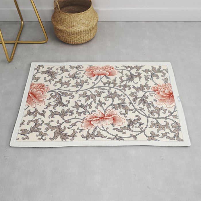 Flower Pattern Rug