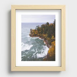 Miners Castle | Pictured Rocks National Lakeshore, Michigan | John Hill Photography Recessed Framed Print