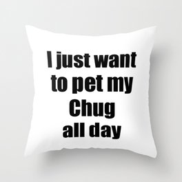 Chug Dog Lover Mom Dad Funny Gift Idea Throw Pillow | Black And White, Comic, Digital, Ink, Typography, Graphicdesign 