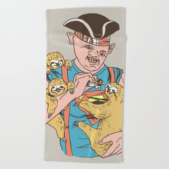 Sloths Beach Towel