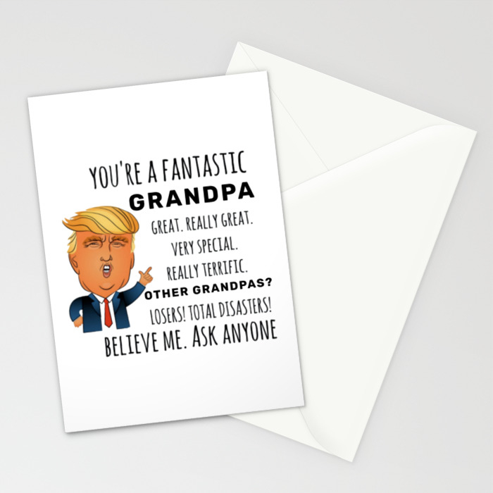 Download Funny Grandpa Birthday Best Gift Stationery Cards By Bestgraphicdesigners Society6