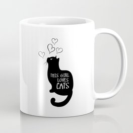 This Girl loves cats Mug