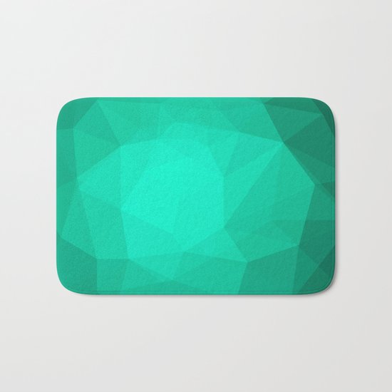Geometric Polygonal Pattern 01 Bath Mat