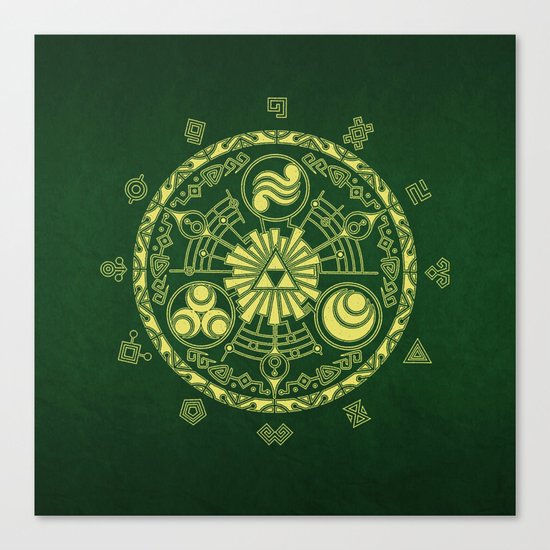 Zelda Triforce Canvas Print