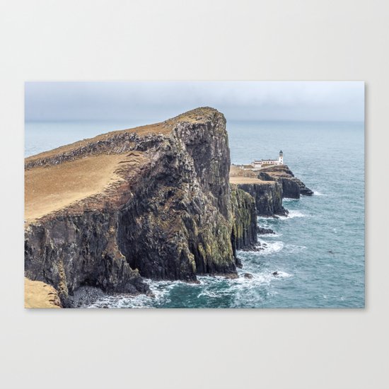 Lighthouse rock ocean Canvas Print