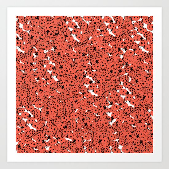 Ladybirds Art Print