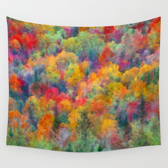 Autumn Forest Wall Tapestry