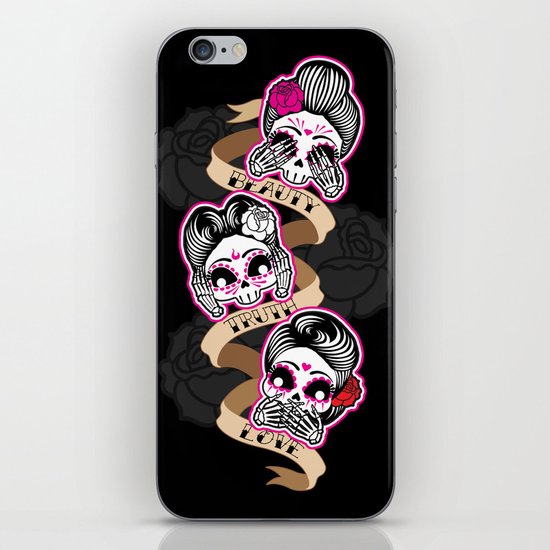 Wise Skulls iPhone & iPod Skin