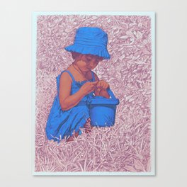 Check the Blueberry Canvas Print