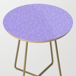 Purple Constellations Side Table