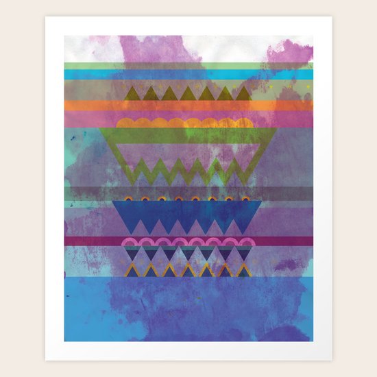 Old Fabric Art Print