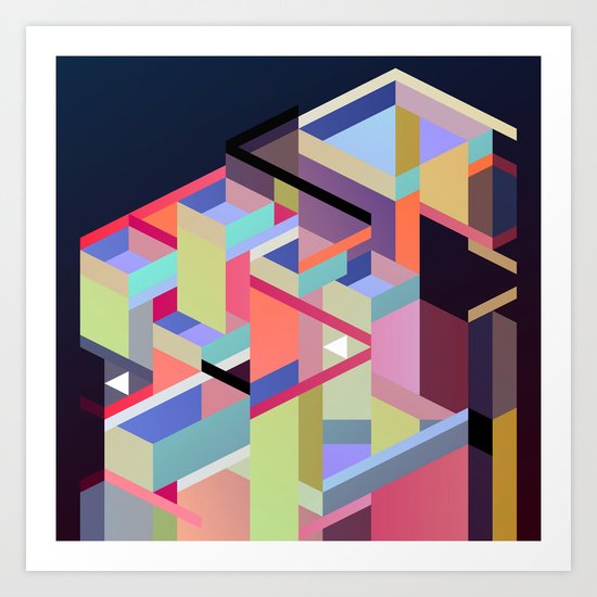 Maskine 14 Art Print