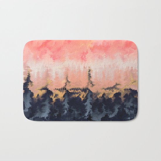 Abstract Wilderness Bath Mat