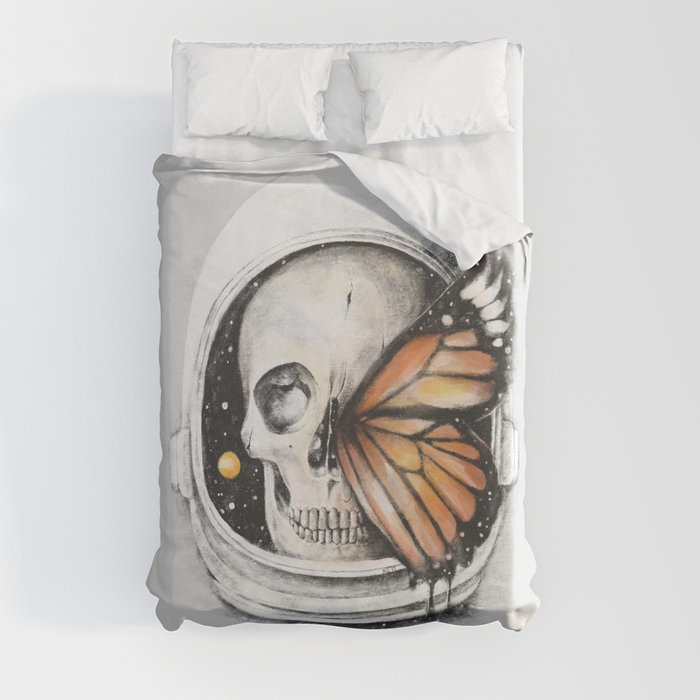 A Strange Existence of an Ending (A Space for a Beginning) Duvet Cover