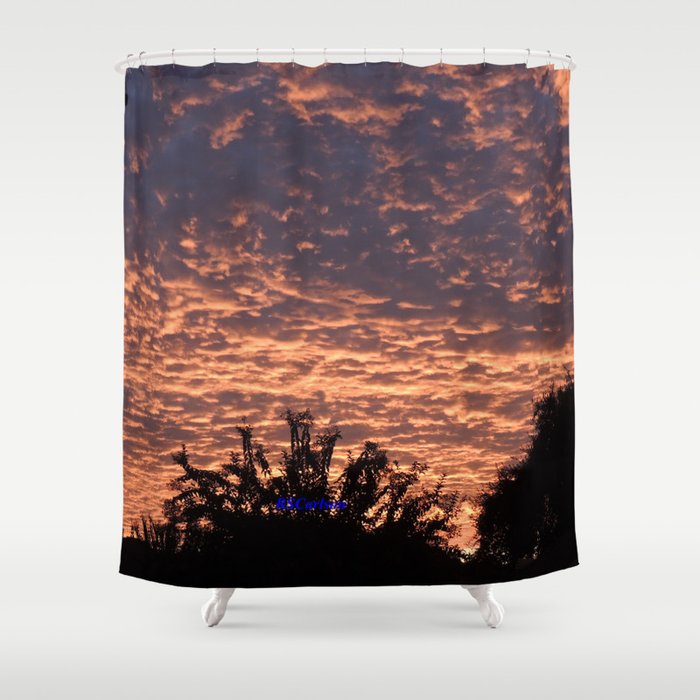 Atmospherics Number 2 Sunset From Costco San Dimas Shower Curtain Atmospherics Number 2 Sunset From Costco San Dimas Shower Curtain
