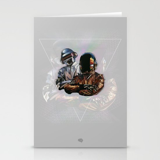 Daft Punk Stationery Cards