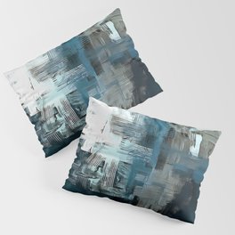 Tiler's Notches Contemporary Abstract Art Pillow Sham