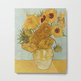 Van Gogh Sunflowers Metal Print