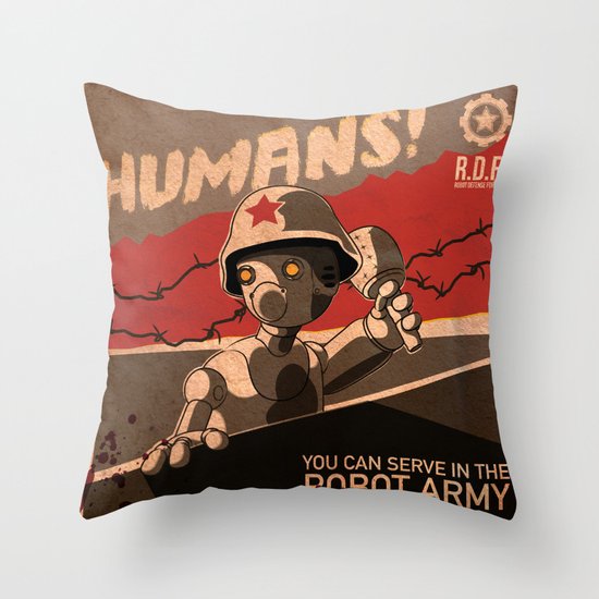 Propaganda Series 6 Throw Pillow