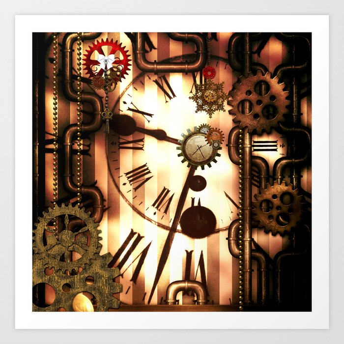 Steampunk Clocks And Gears Vintage Design Kunstdrucke Von Nicky2342 Society6 Here are some more high quality images from istock.