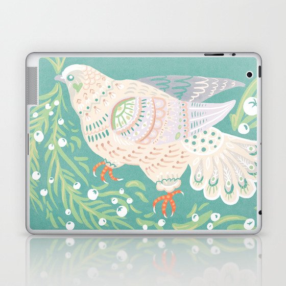 Holiday Dove Laptop & iPad Skin