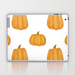 Watercolor Pumpkin Seamless Pattern Laptop Skin
