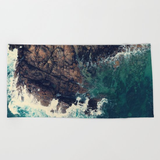 ocean breeze Beach Towel