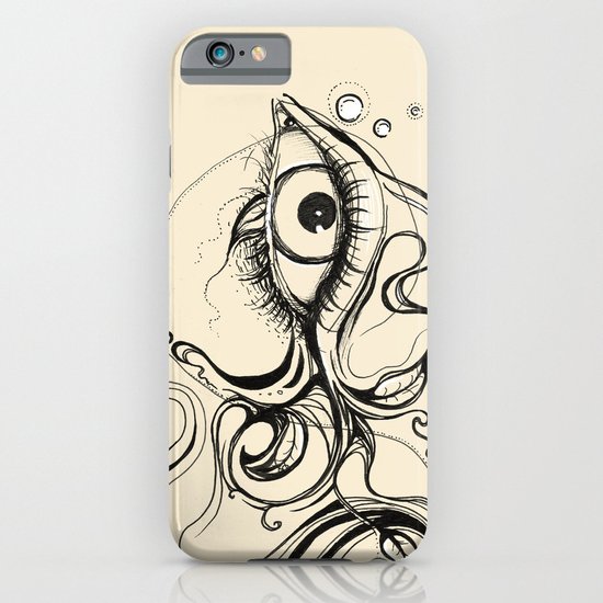 Eye Fish Doodle iPhone & iPod Case