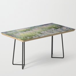 Lavender Fields Abstract Art  Coffee Table
