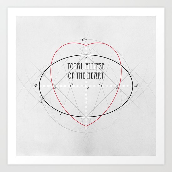 Total Ellipse of the Heart Art Print