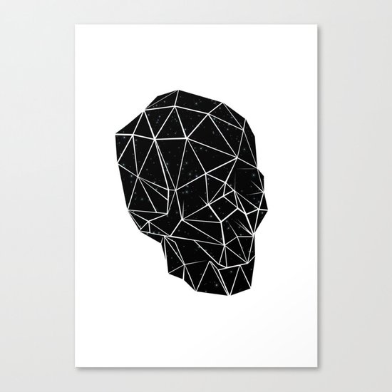 Space Skull Canvas Print