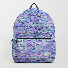 Marble Mosaic in Amethyst and Lapis Lazuli Backpack