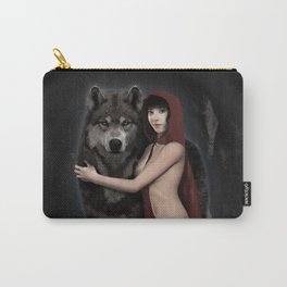 BIG BAD WOLF Carry-All Pouch | Fantasy, Bigbadwolf, Nude, Redridinghood, Sexy, Dream, Fairytale, Wolves, Naked, Folktale 