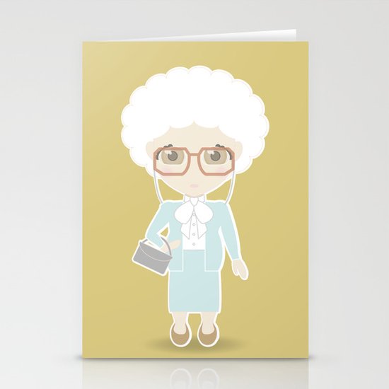 Girls in their Golden Years - Sophia Stationery Cards