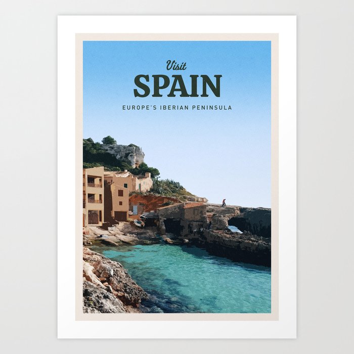 Visit Spain Art Print