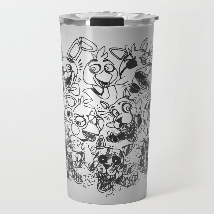 The gang's all here - Five Nights At Freddy's Travel Mug