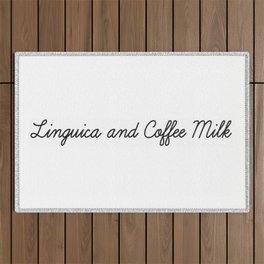 Linguica and Coffee Milk Outdoor Rug