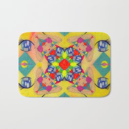Inner Space 2 Bath Mat | Trippy, Dmt, Curated, Anime, Painting, Mandala, Glitter 