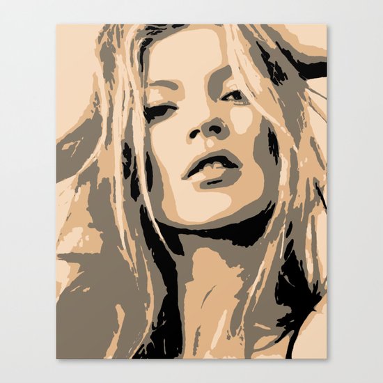 KATE MOSS Canvas Print