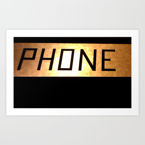 Phone Art Print