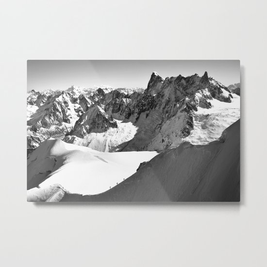 French Alps, Chamonix, France. Metal Print