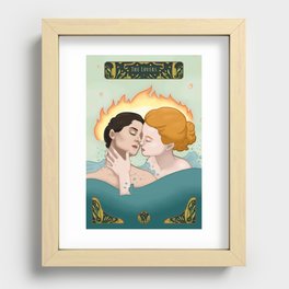 The Lovers Recessed Framed Print