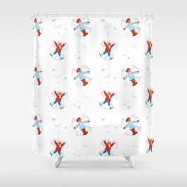 Snow Angels Shower Curtain