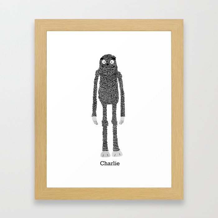 We Bare Bears Charlie Framed Art Print