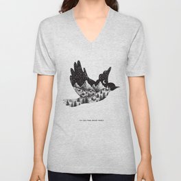 FLY INTO YOUR DREAM WORLD V Neck T Shirt