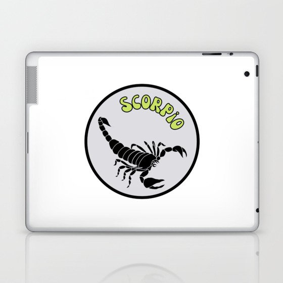 Scorpio Scorpion Zodiac Sign Astrology  Laptop & iPad Skin