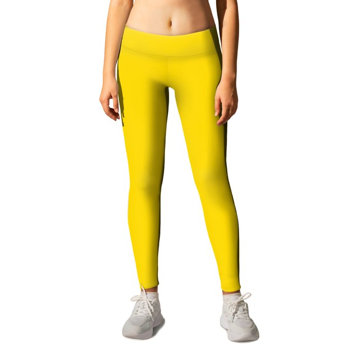 Plant Happiness ~ Goldenrod Coordinating Solid Leggings