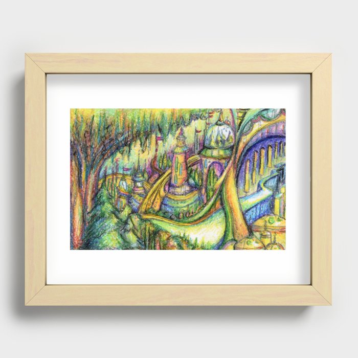 Palace of Illusion Recessed Framed Print