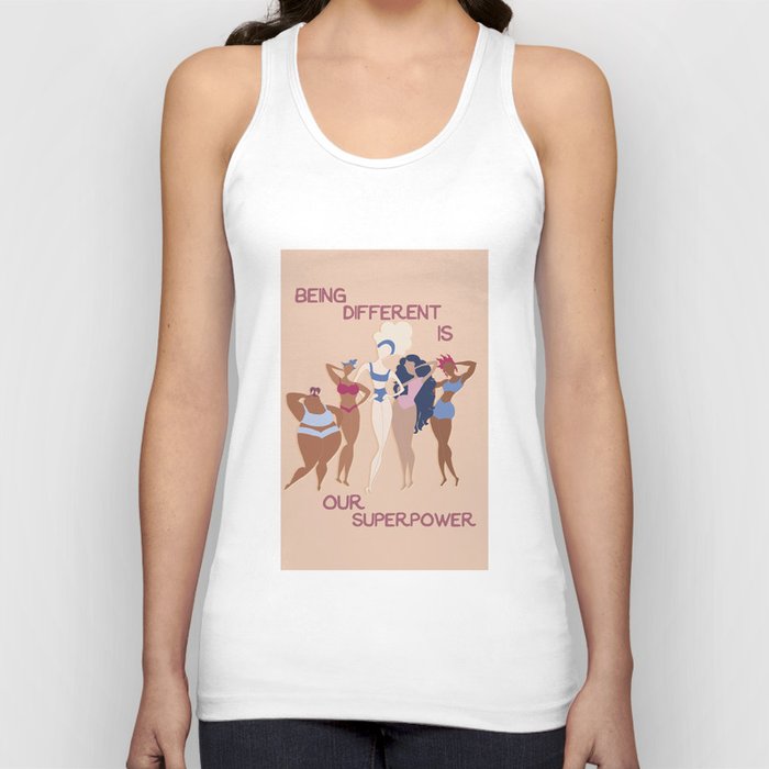 Bodypositive muses peachy Tank Top